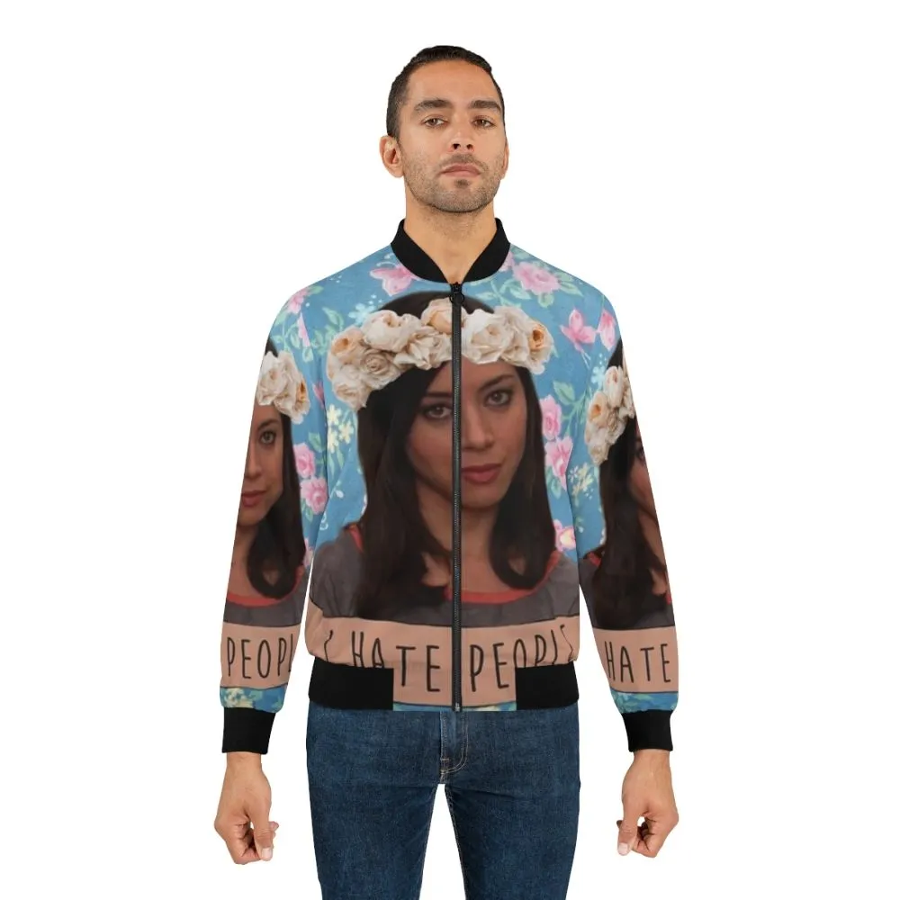 "April Ludgate Parks and Recreation Bomber Jacket"