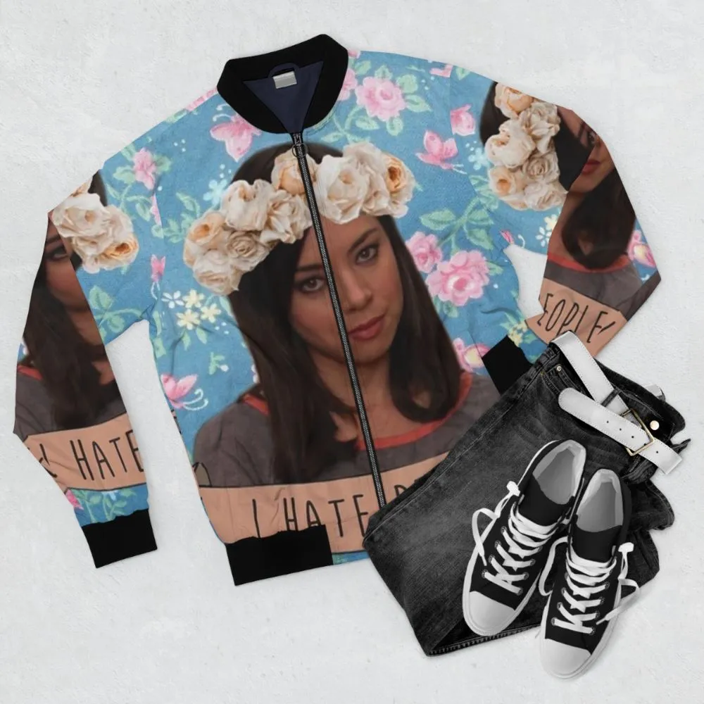 "April Ludgate Parks and Recreation Bomber Jacket"