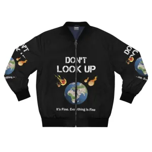 "Don't Look Up" Earth Day Bomber Jacket