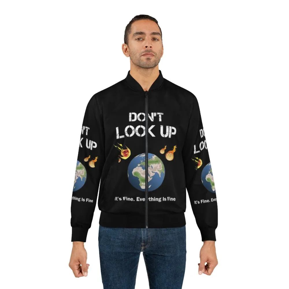 "Don't Look Up" Earth Day Bomber Jacket