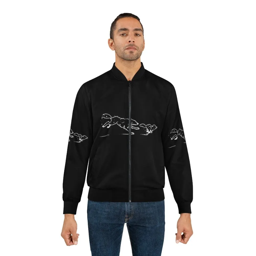 "Life is Strange 2 Bomber Jacket with Wolves Design"