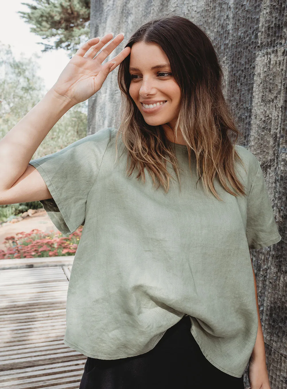 Sadie Top-KHAKI