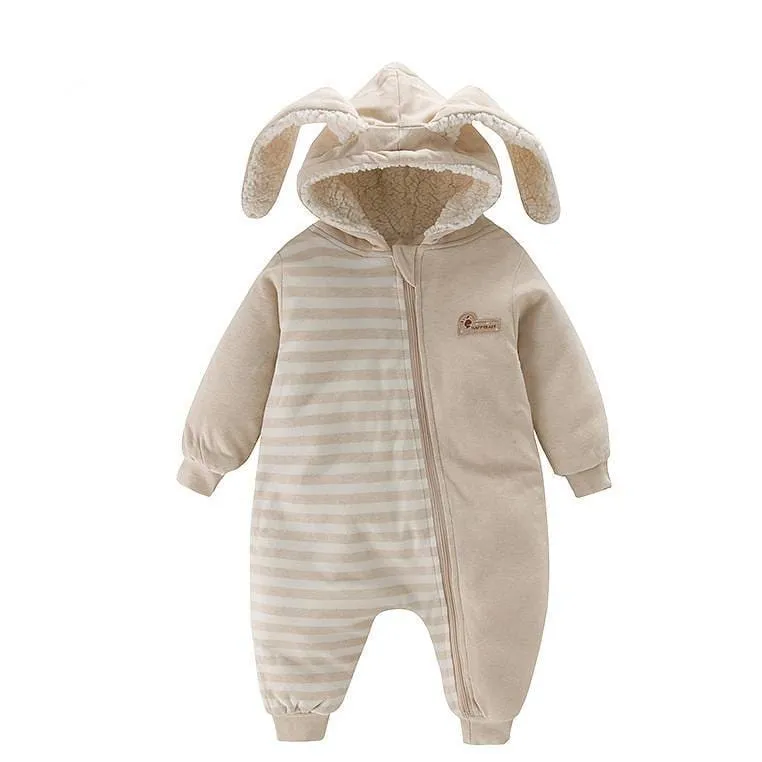 Unisex Rabbit Themed Winter Jumpsuit