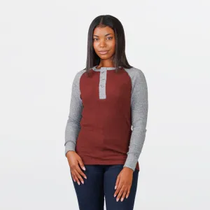 Women's Heritage Mock Twist Waffle Henley