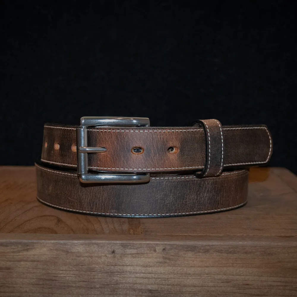 Wyoming Bison Belt Lined - 1.25"