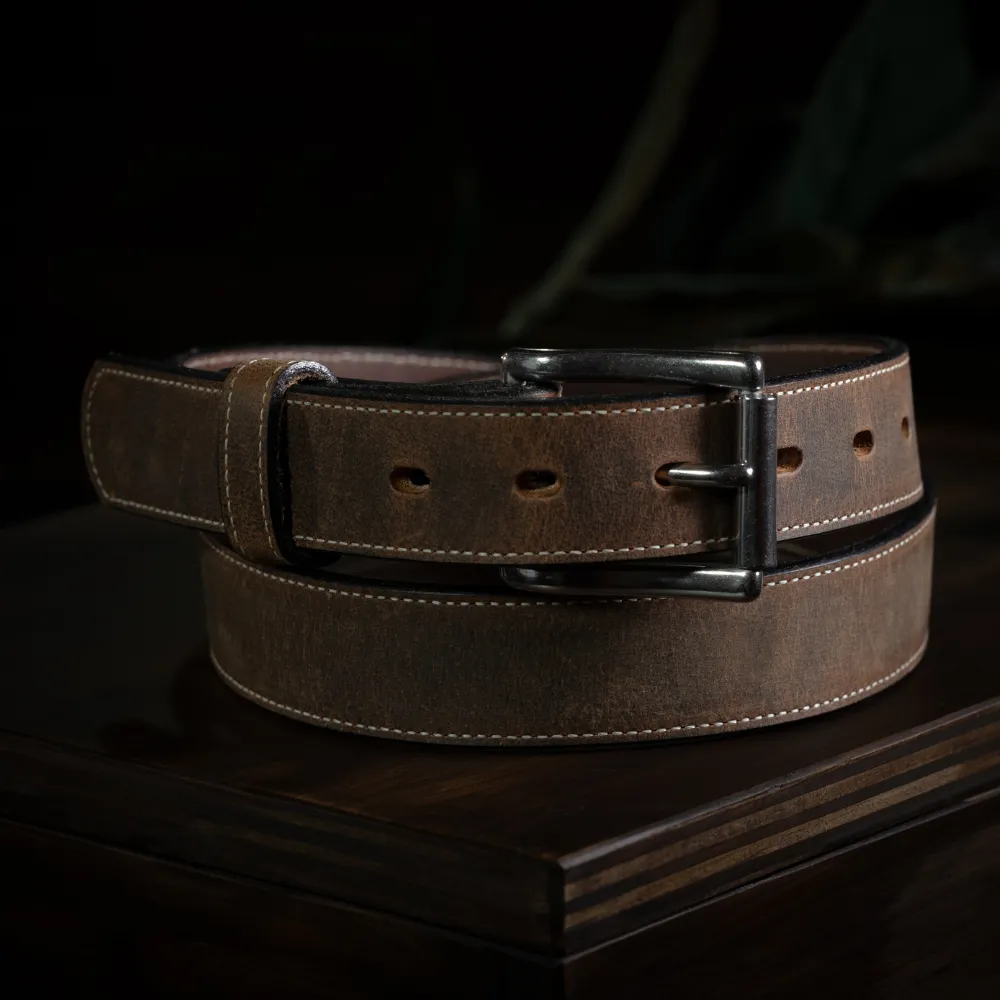 Wyoming Bison Belt Lined - 1.25"