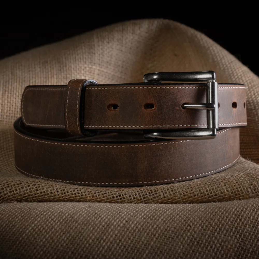 Wyoming Bison Belt Lined - 1.25"